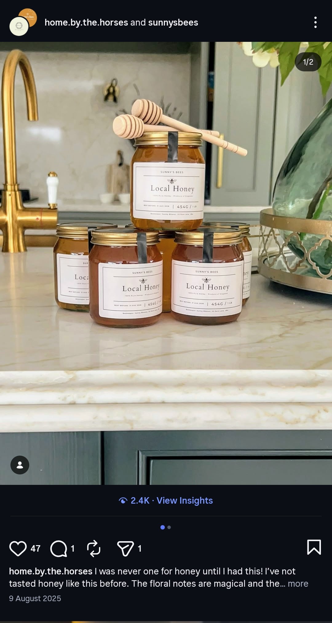 Sunny's Bees on Instagram